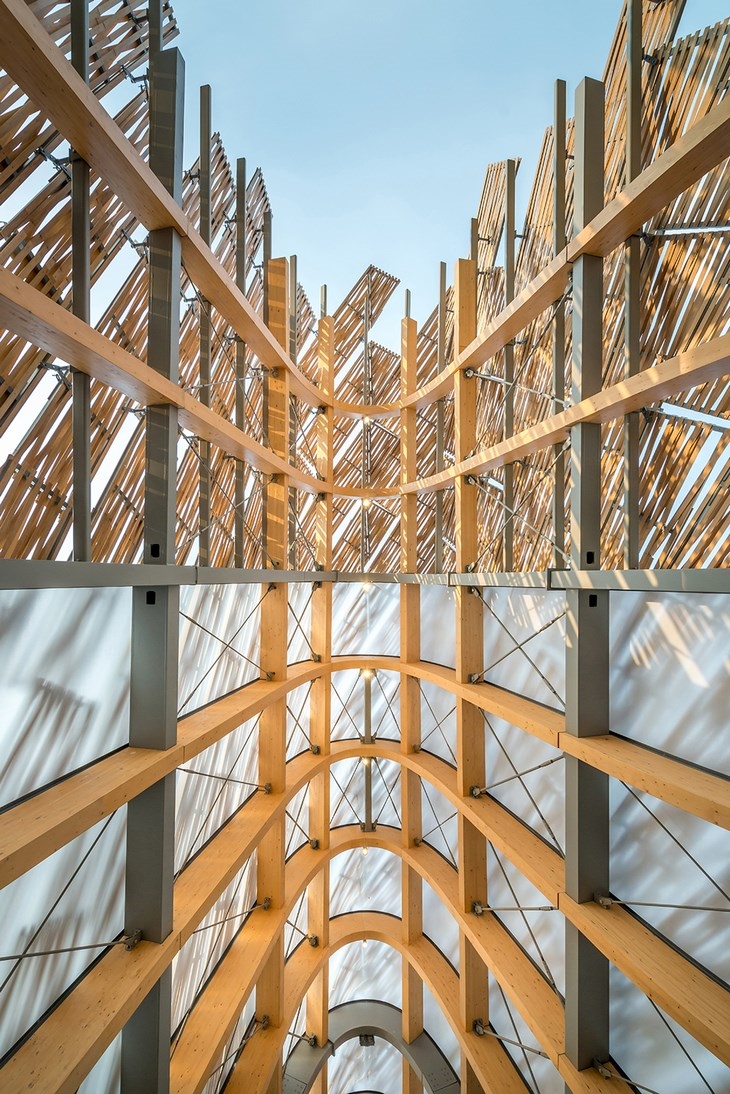 Archisearch - Roof detail of China Pavilion at Expo 2015 Milano Italy by architects Studio Link-Arc & Tsinghua University (c) Pygmalion Karatzas